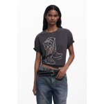 T - shirt bottes cowboy