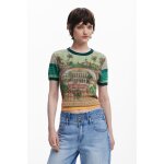 T - shirt en maille paysage