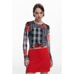 T - shirt en tulle vichy fruits