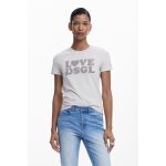 T - shirt uni texte