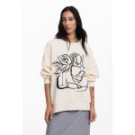 Sweat oversize fleur