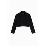 Sweat - shirt coton ouat col montant