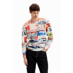 Sweat - shirt imprim� magazine