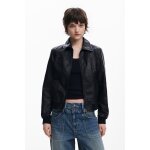 Veste biker effet cuir