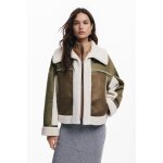Veste biker en peau laine