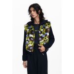 Veste combin�e fleurs