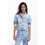 Veste en jean  patchs