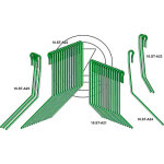 Amazone | griffes de semoir - kit 963402