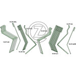 Amazone | griffes de semoir - kit - recouvreur flexidoigts ii 3823300