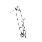 Amortisseur colonne de direction deutz fahr 0. 900. 0305. 8