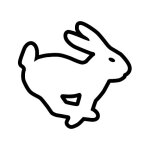 Autocollant fiat lapin paire | fiat