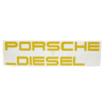 Autocollant porsche diesel