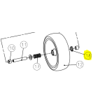 Bague roue de bineuse quivogne bag02005 origine Bague roue de bineuse quivogne bag02005 origine