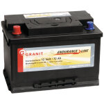 Batterie 12v 72ah 580a - universel