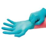Boite 100 gants jetables nitrile ansell taille xl - 9 ½ / 10 - long Boite 100 gants jetables nitrile ansell taille xl - 9 ½ / 10 - long
