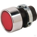 Bouton poussoir lumineux rouge
