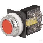 Bouton poussoir , rouge