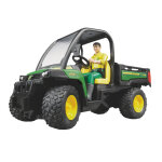 Bruder | jouet john deere gator xuv 855d avec chauffeur