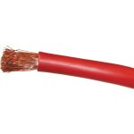 Cable de batterie soudure 50mm2 rouge le metre