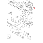 Chane latrale de convoyeur (montage 13 barettes) case ih 118661a1 adaptable