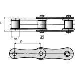 Cha�ne de transmission asa 2050 ( x5 )