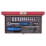 Coffret 1 / 4 16 pièces, cliquet à 72 dents Coffret 1 / 4 16 pièces, cliquet à 72 dents