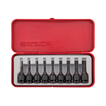 Coffret 3 / 8 douilles à chocs torx t10 à t50 9 pcs Coffret 3 / 8 douilles à chocs torx t10 à t50 9 pcs
