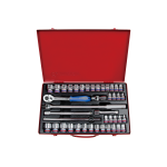 Coffret de douilles 1 / 2  42 pices mtric et pouces