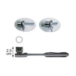 Coffret de douilles traversantes 6 pans