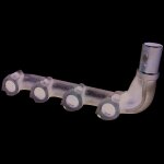 Collecteur �chappement 90� 4 cyl. ford new holland 81865805 adaptable