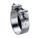 Collier tuyau pulverisateur tourillon 130x140mm en inox adaptable