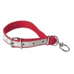 Collier veau nylon touret rouge Collier veau nylon touret rouge