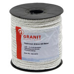 Corde lectrique 6mm l200m blanc