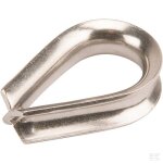 Cosse - coeur inox - a4 5 mm