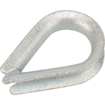 Cosse - coeur zingu 8 mm