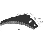 Couteau ensileuse bergmann 2449 adaptable