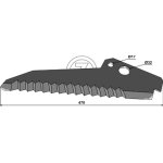 Couteau ensileuse claas 9682400 adaptable