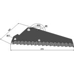 Couteau ensileuse kemper 36558 adaptable