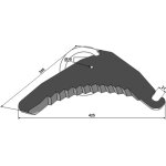 Couteau ensileuse krone 0504690 / 3337860 / 3337862 / 3348990 adaptable