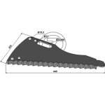 Couteau ensileuse mengele 2008640 adaptable