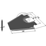 Couteau ensileuse schuitemaker 4330124 adaptable