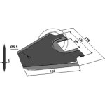 Couteau ensileuse shuitemaker 433999 adaptable