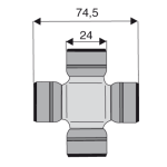 Croisillon 24x74. 5