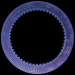 Disque embrayage multidisques 147. 64x2. 3mm. ford new holland 81822308 adaptable