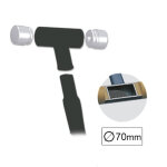 Embouts de nylon pour marteau nylon �70mm