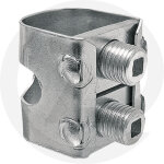 Fixation avec embout de fixation pour lame de faux
