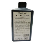 Flacon encre a tatouer noire 1l