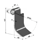 Fléau arracheuse betterave kleine droit 14 - 802 - 31 - 00 - 03 adaptable Fléau arracheuse betterave kleine droit 14 - 802 - 31 - 00 - 03 adaptable