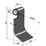 Fléau arracheuse betterave kleine gauche 14 - 802 - 31 - 00 - 02 adaptable Fléau arracheuse betterave kleine gauche 14 - 802 - 31 - 00 - 02 adaptable