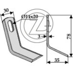 Fleau broyeur adaptable
